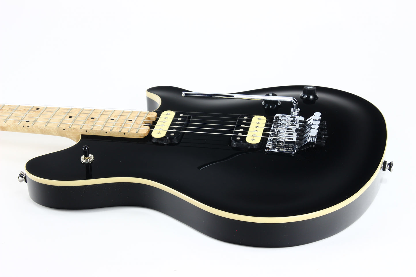 2020 Peavey HP-2 Solid Black EVH Eddie Van Halen Wolfgang Electric Guitar | Floyd Rose Tremolo, Maple Neck