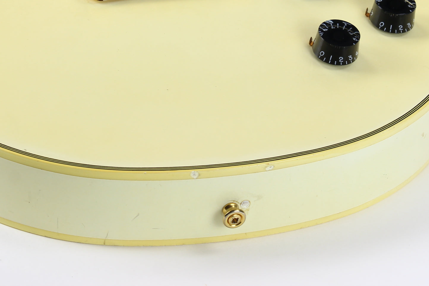 1990 Orville LPC-75 White Les Paul Custom Electric Guitar | MIJ Made in Japan, Original White Finish