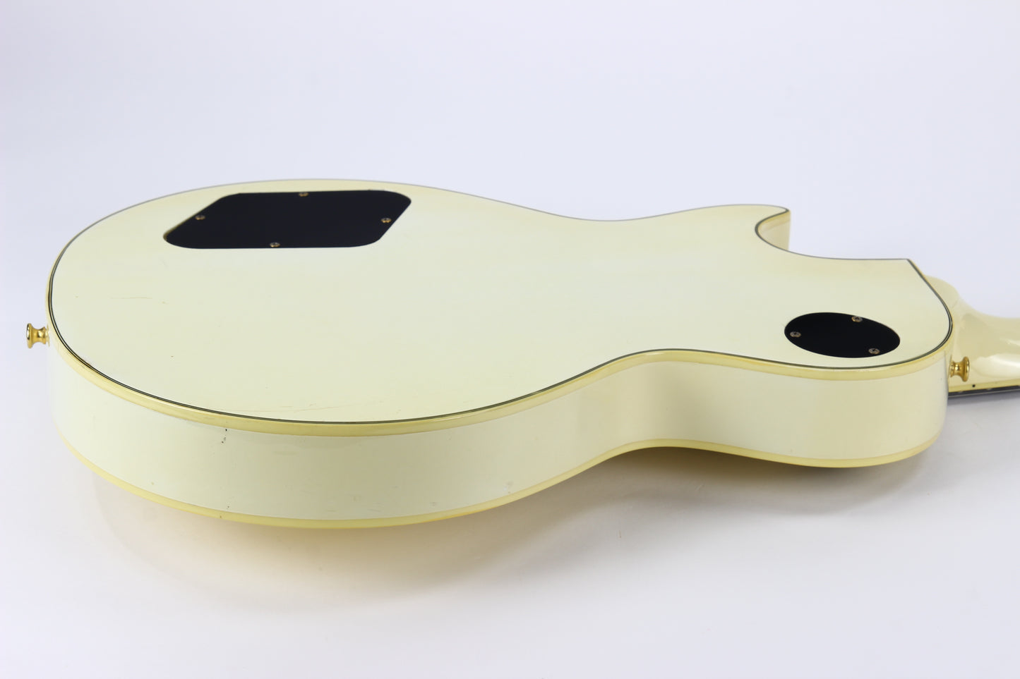 1990 Orville LPC-75 White Les Paul Custom Electric Guitar | MIJ Made in Japan, Original White Finish