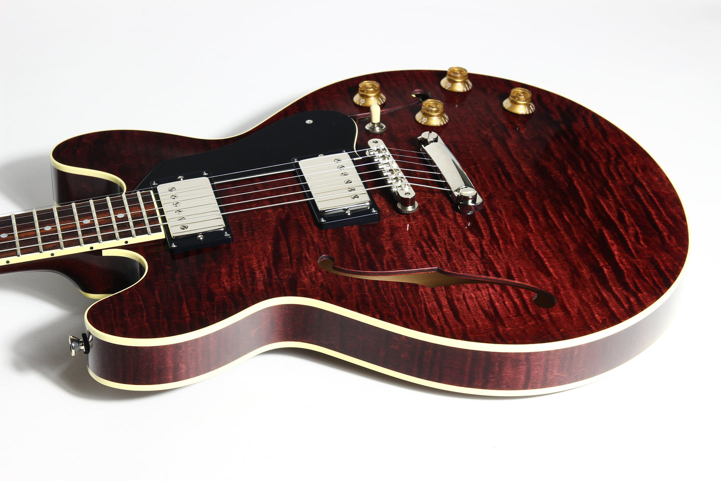 2023 Collings i35 LC Premium OXBLOOD Electric Guitar | Throbak Humbuckers, Semi-Hollow Body, Finish