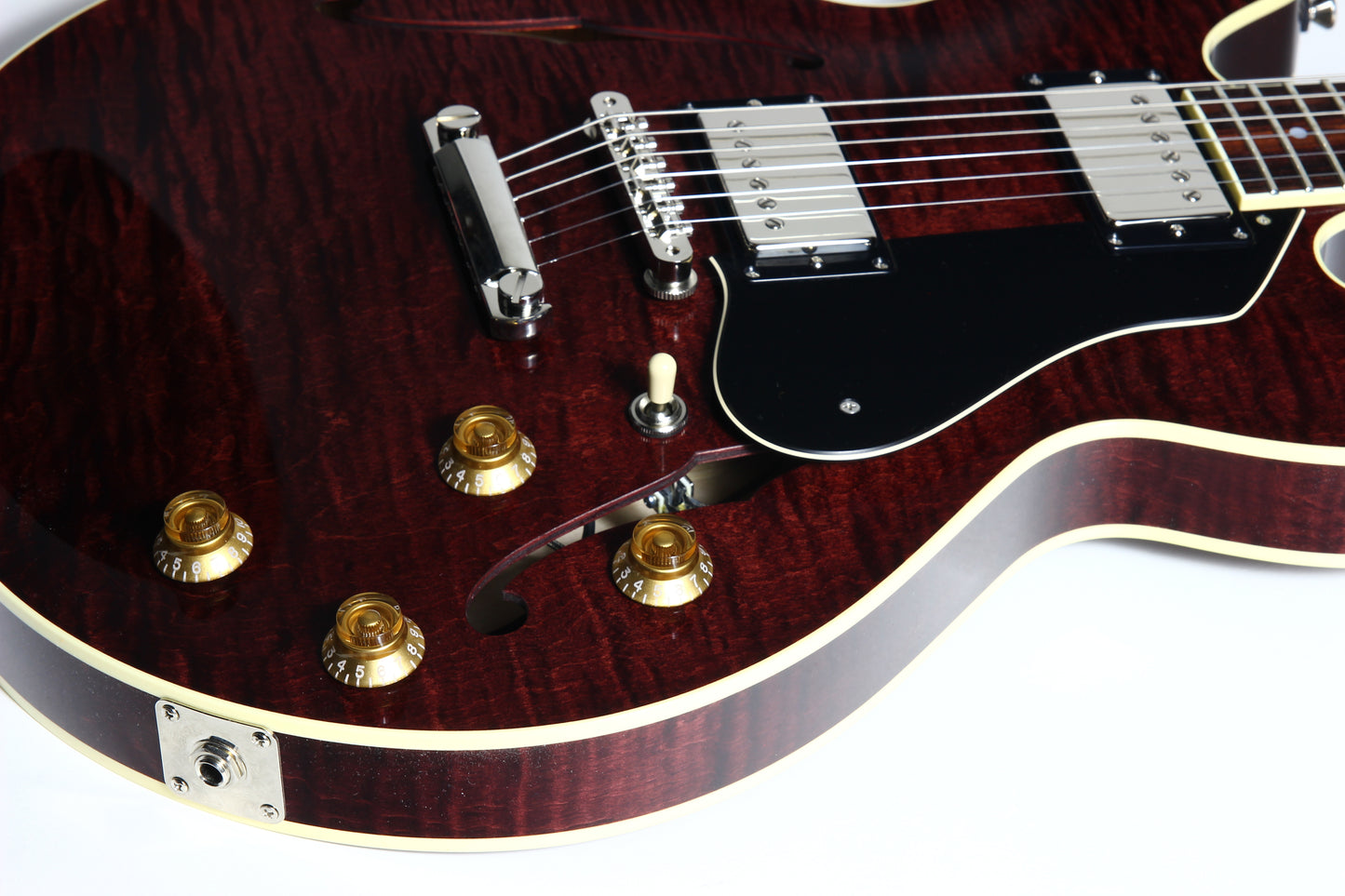 2023 Collings i35 LC Premium OXBLOOD Electric Guitar | Throbak Humbuckers, Semi-Hollow Body, Finish