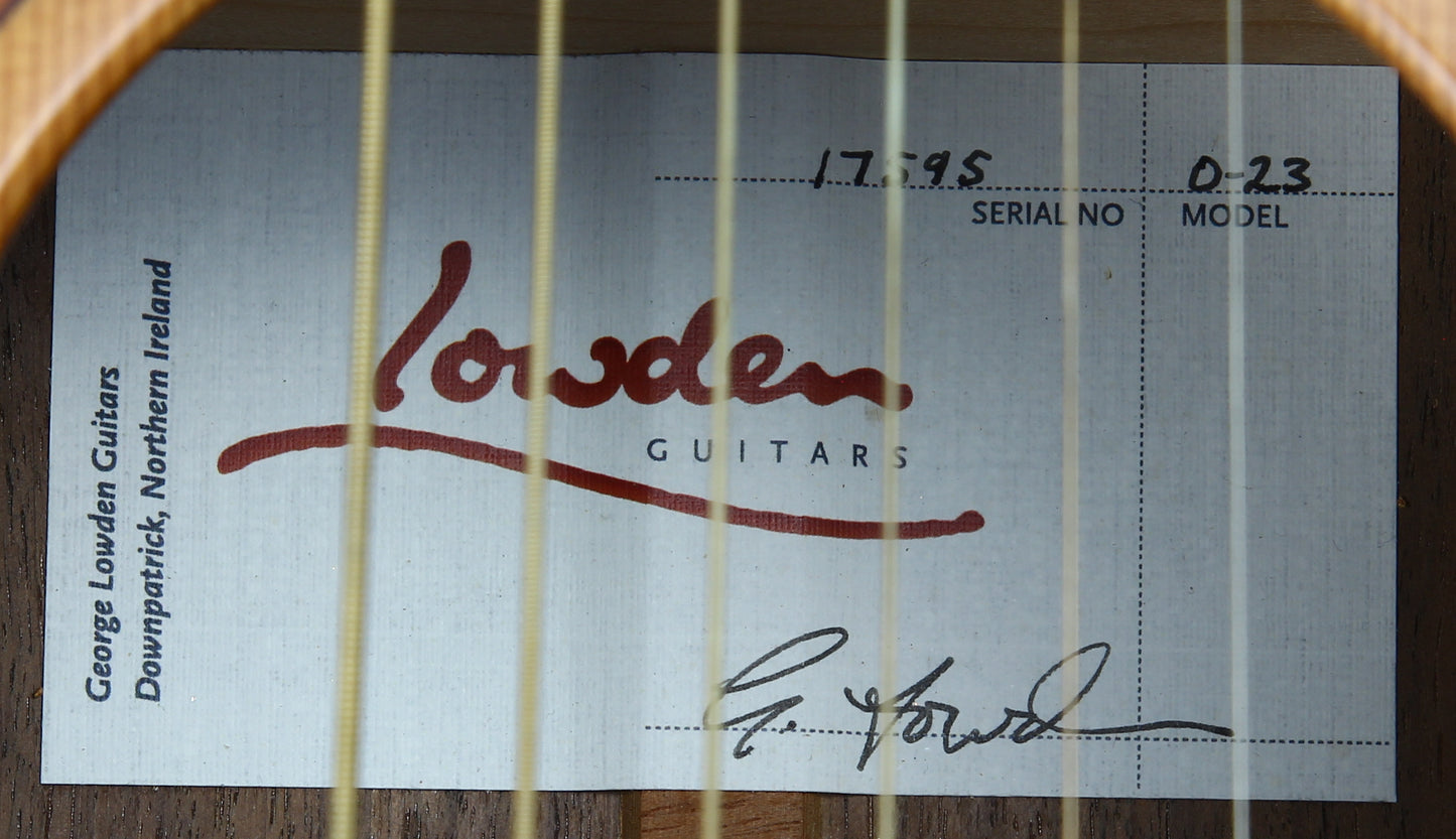 CLEAN 2011 Lowden O-23 Red Cedar & Solid Walnut Flat Top Acoustic Guitar - Made in Ireland!