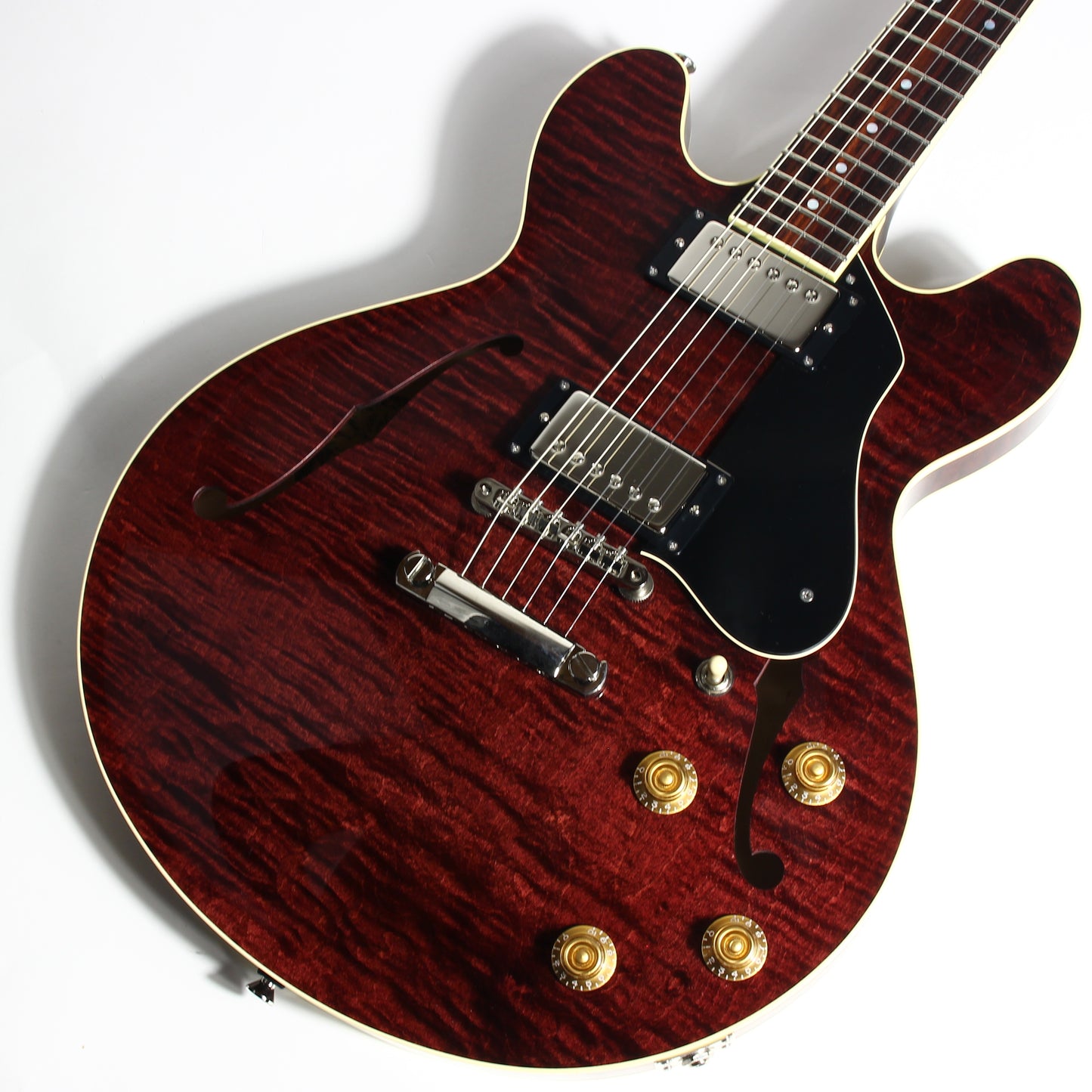 2023 Collings i35 LC Premium OXBLOOD Electric Guitar | Throbak Humbuckers, Semi-Hollow Body, Finish