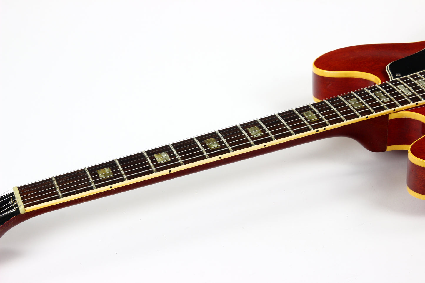 1965 Gibson ES-330 TDC Cherry Red WIDE NUT, NICKEL PARTS w Original Hard Case, Vintage 330