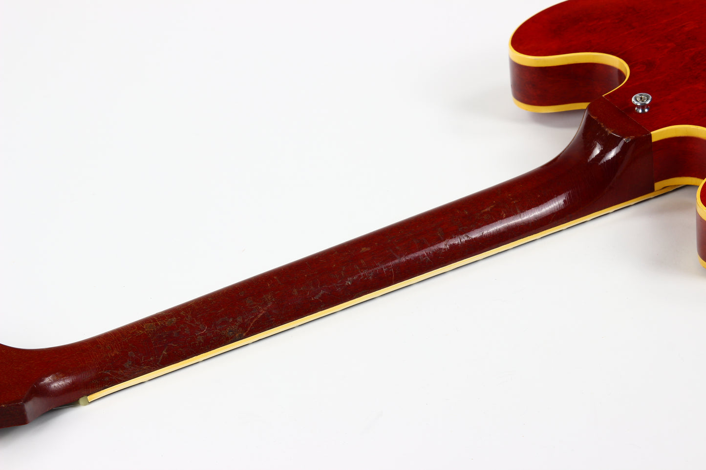 1965 Gibson ES-330 TDC Cherry Red WIDE NUT, NICKEL PARTS w Original Hard Case, Vintage 330
