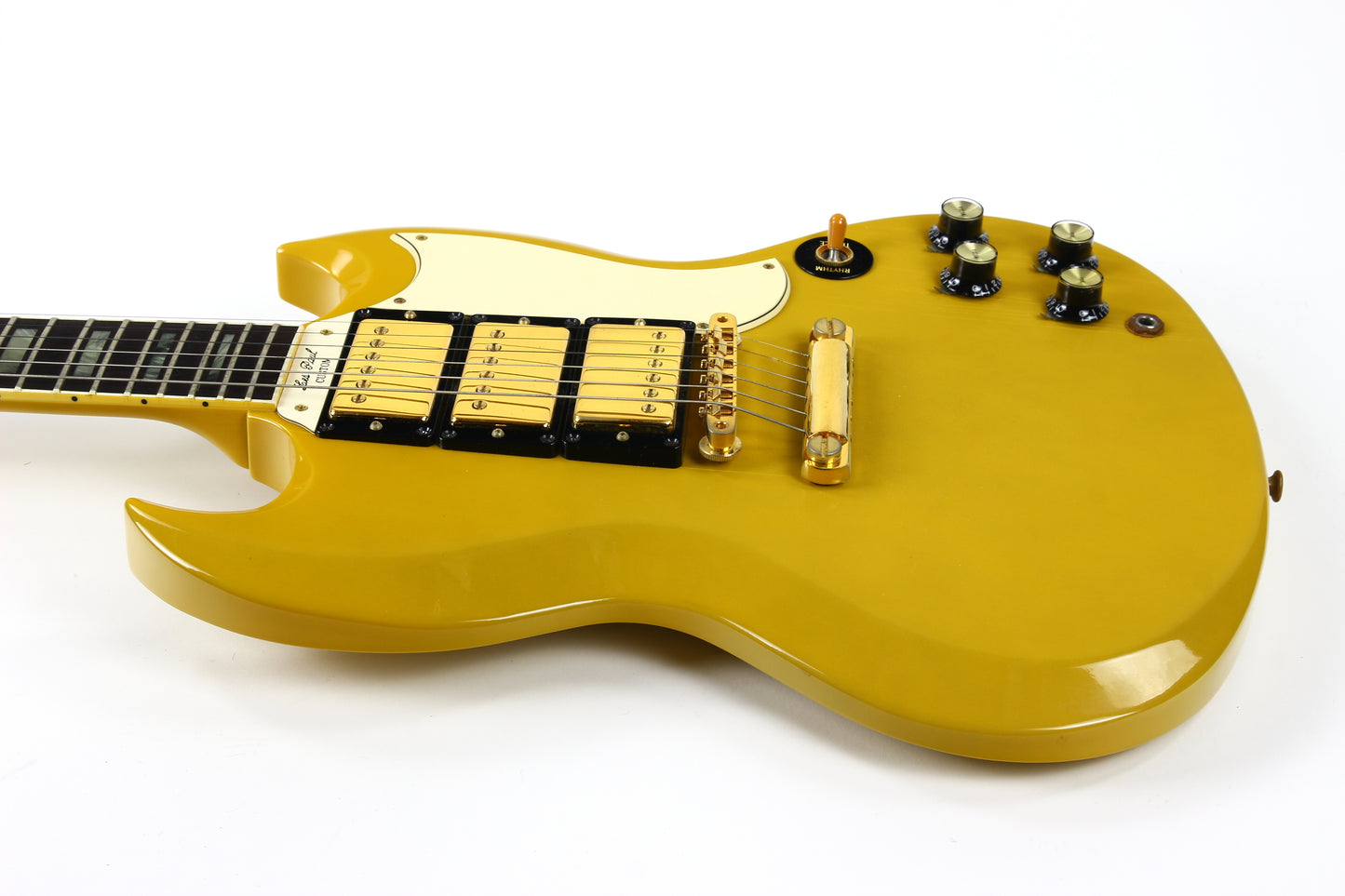 1991 Gibson 30th Anniversary SG Custom 3 Pickup Limited Edition TV Yellow