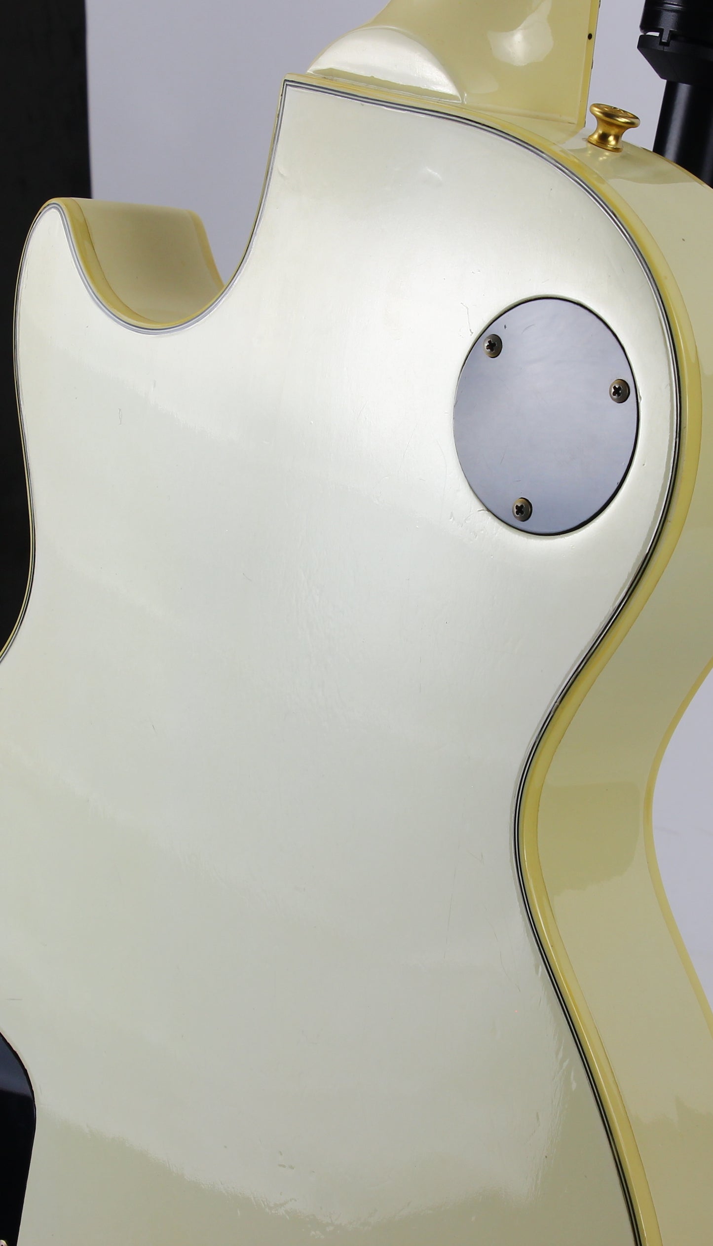 1990 Orville LPC-75 White Les Paul Custom Electric Guitar | MIJ Made in Japan, Original White Finish