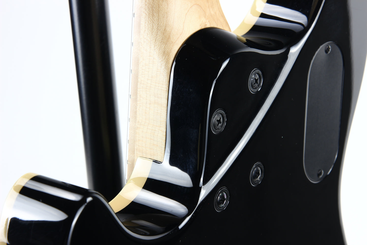 2020 Peavey HP-2 Solid Black EVH Eddie Van Halen Wolfgang Electric Guitar | Floyd Rose Tremolo, Maple Neck