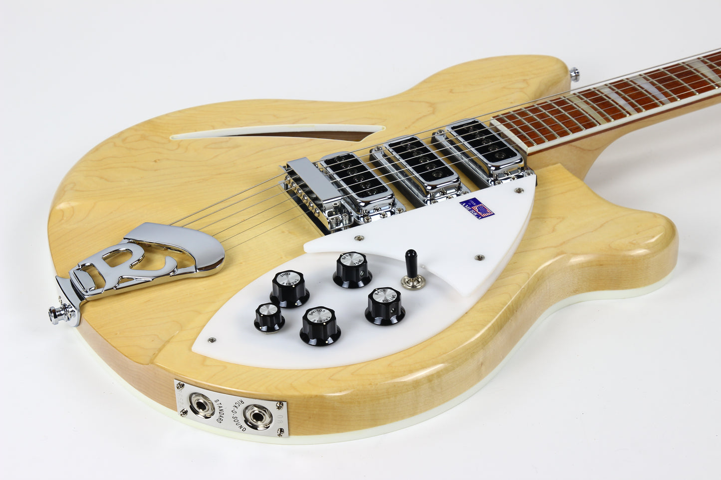 2008 Rickenbacker 370 MG Mapleglo 6 String 3 Pickups