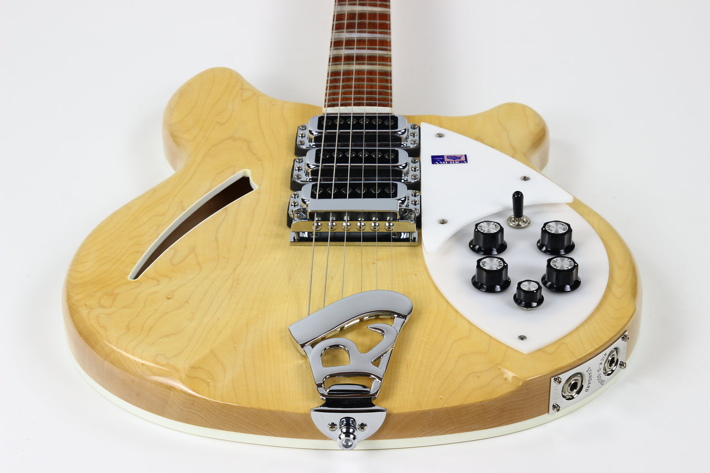 2008 Rickenbacker 370 MG Mapleglo 6 String 3 Pickups