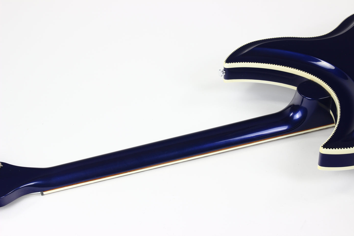 2016 Rickenbacker 381 V69 Midnight Blue MID Checkerboard Binding