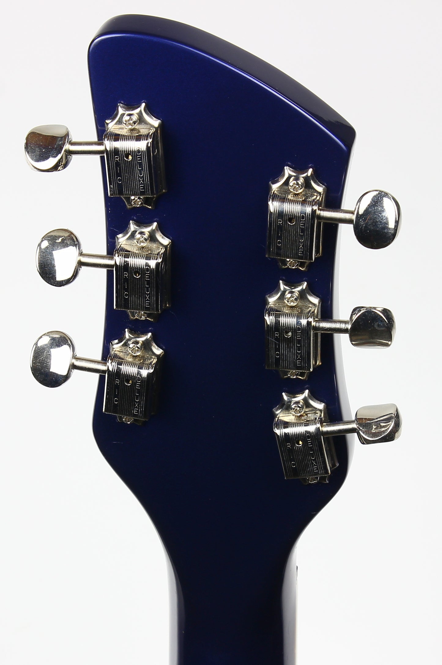 2016 Rickenbacker 381 V69 Midnight Blue MID Checkerboard Binding