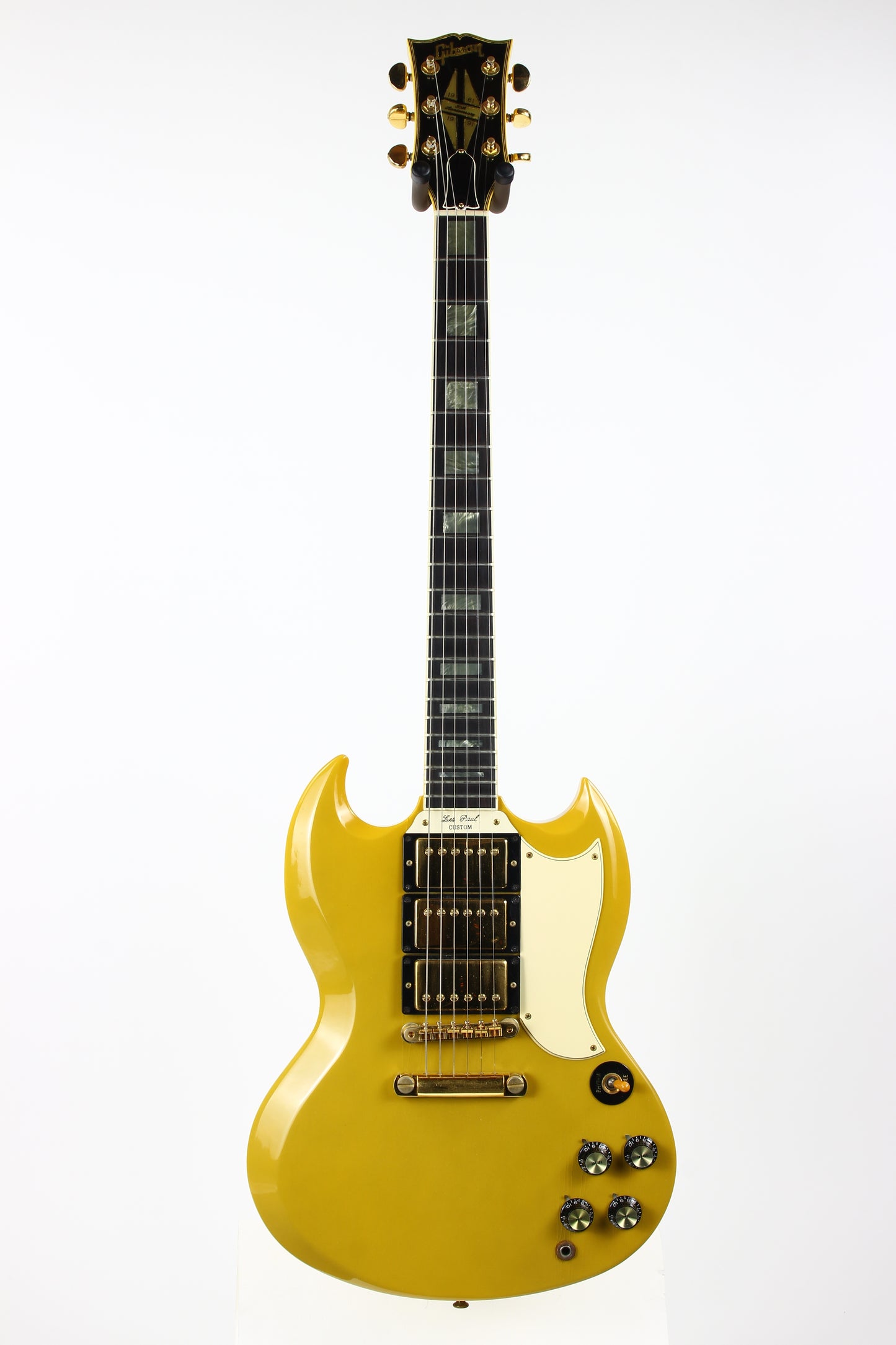 1991 Gibson 30th Anniversary SG Custom 3 Pickup Limited Edition TV Yellow