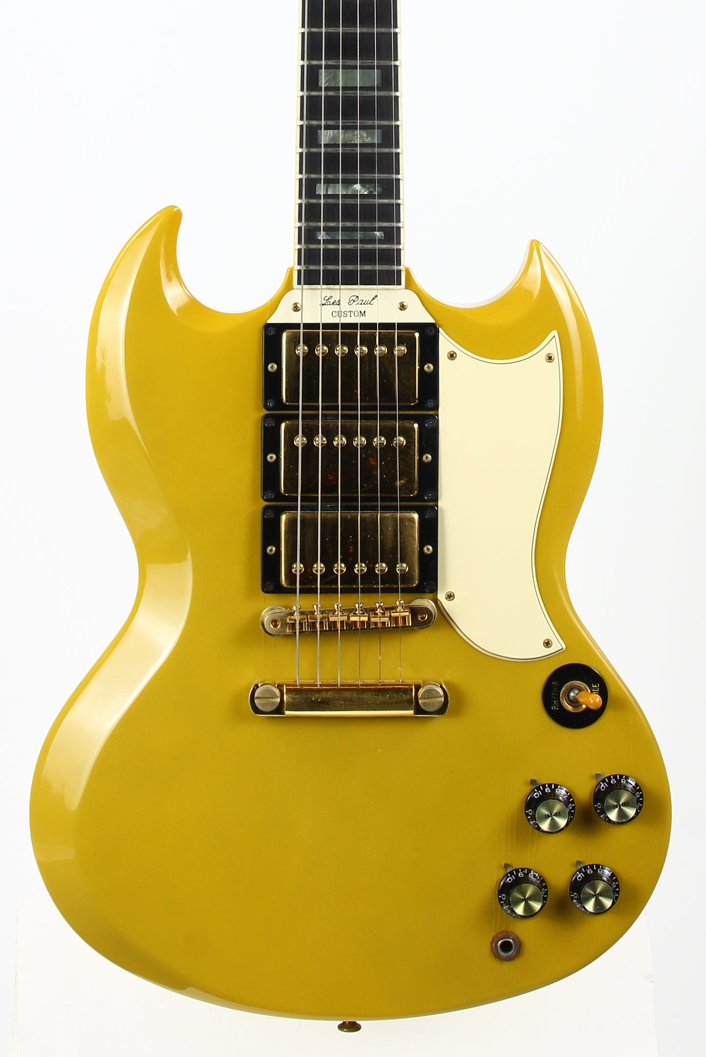 1991 Gibson 30th Anniversary SG Custom 3 Pickup Limited Edition TV Yellow