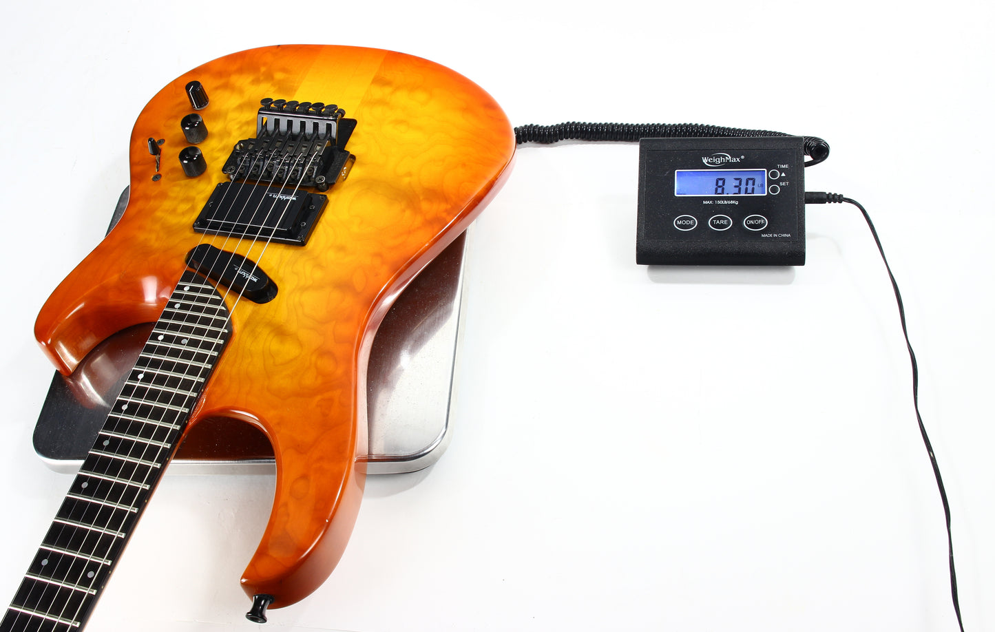 1988 Washburn EC29 Spitfire Signature Series - Stephen's Extended Cutaway ec-29 Fret, RARE Quilt Cherry Burst!