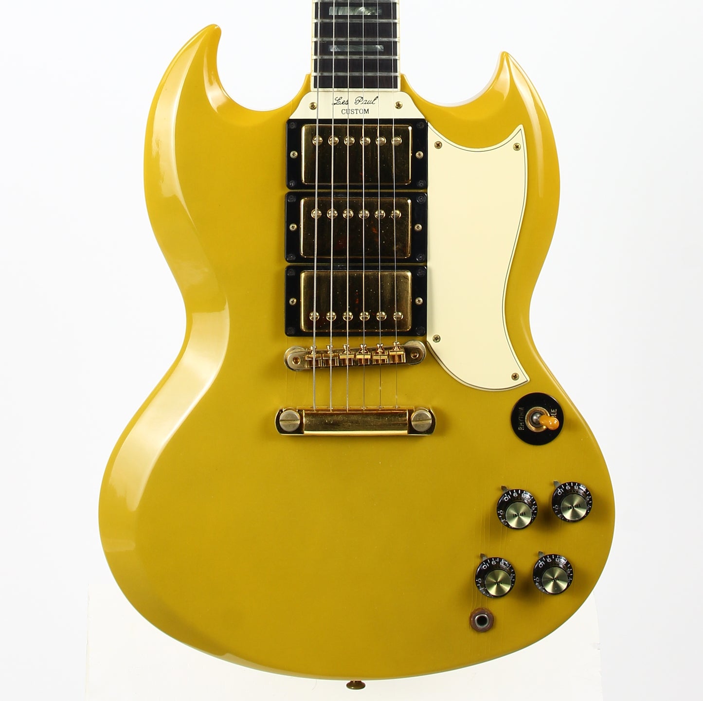 1991 Gibson 30th Anniversary SG Custom 3 Pickup Limited Edition TV Yellow