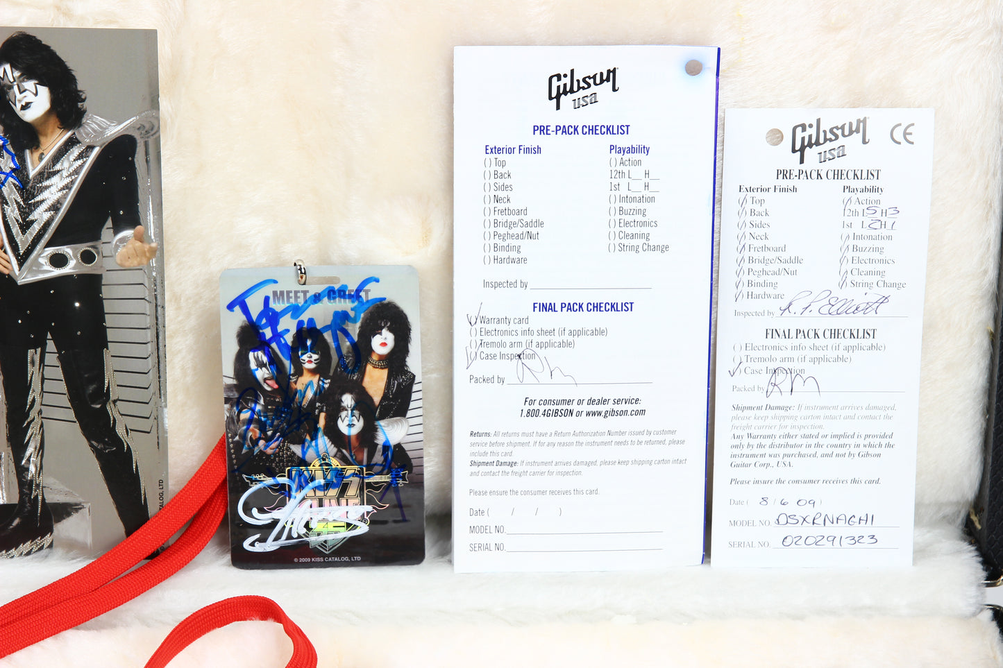 SIGNED BY KISS! 2009 Gibson '76 Reissue Explorer - Paul Stanley, Gene Simmons, Tommy Thayer, Eric Singer Autographs - Kiss Alive 35 Tour!