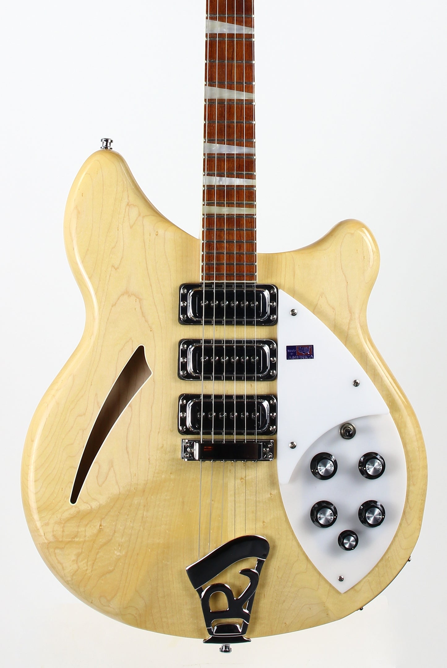 2008 Rickenbacker 370 MG Mapleglo 6 String 3 Pickups