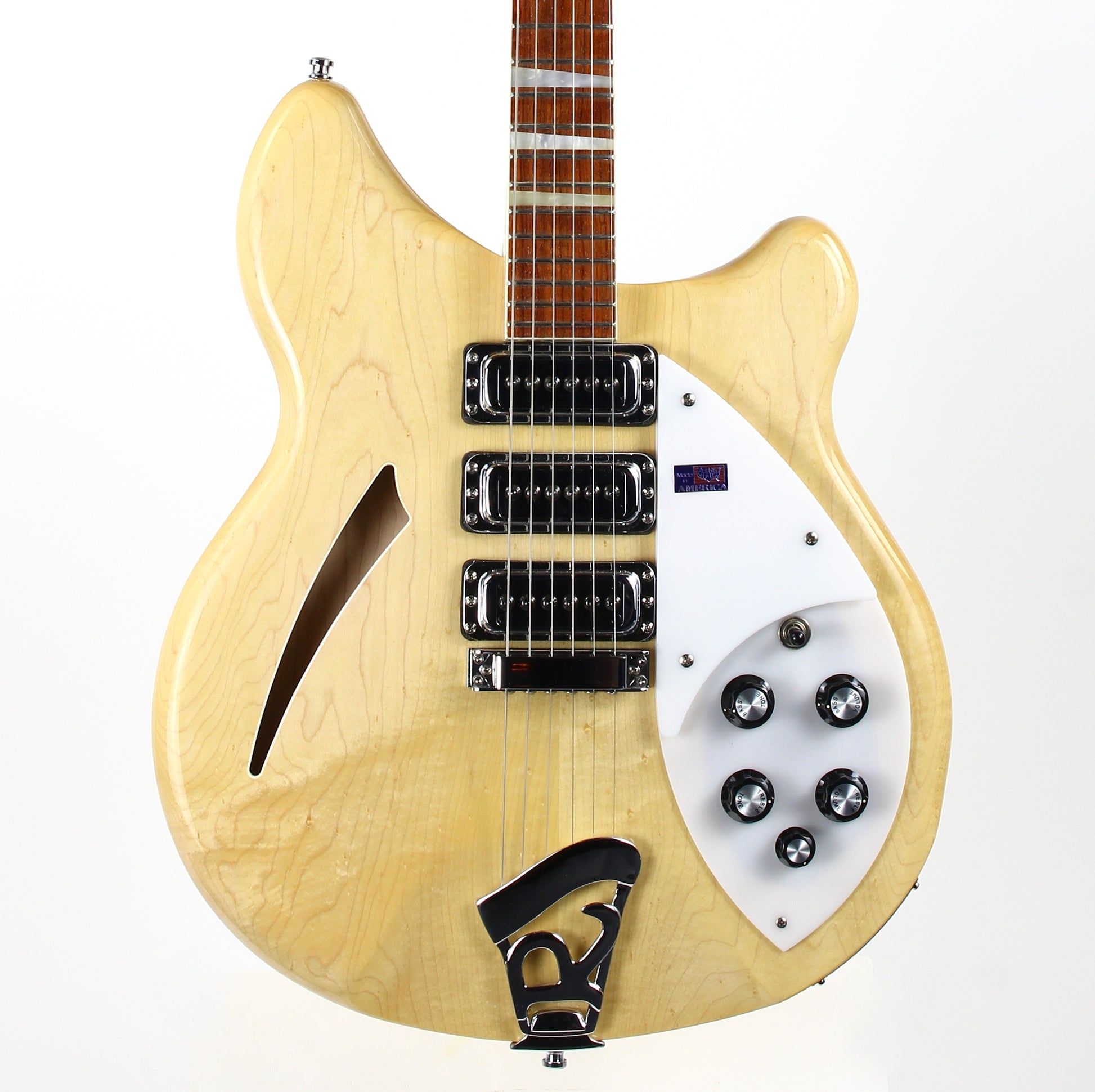 2008 Rickenbacker 370 MG Mapleglo 6 String 3 Pickups