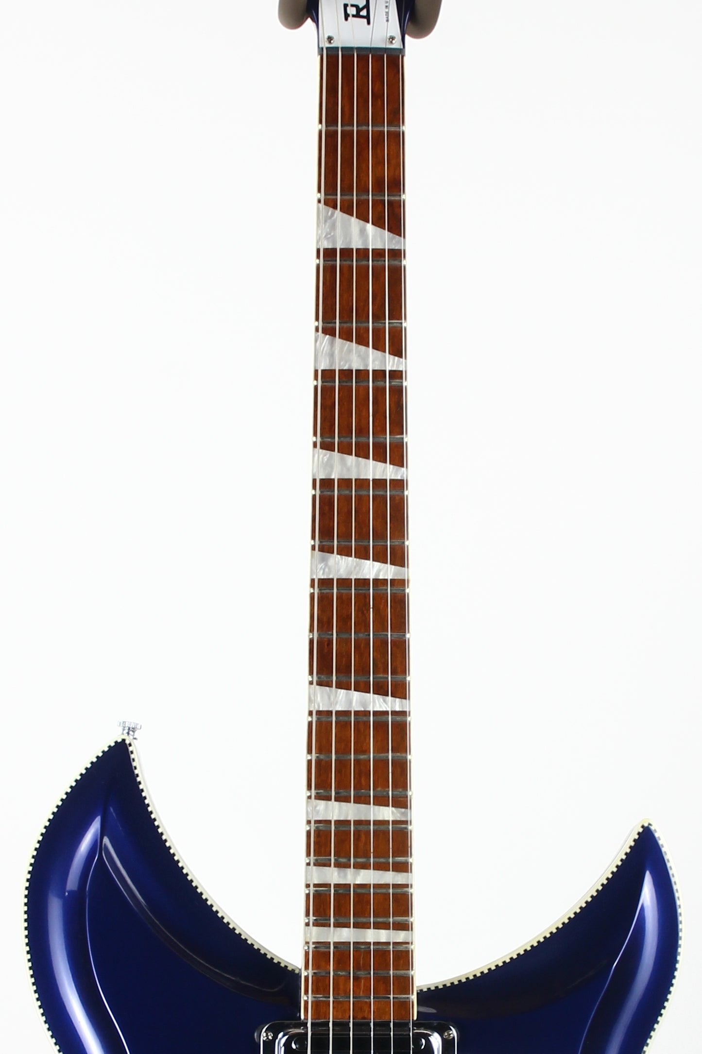 2016 Rickenbacker 381 V69 Midnight Blue MID Checkerboard Binding