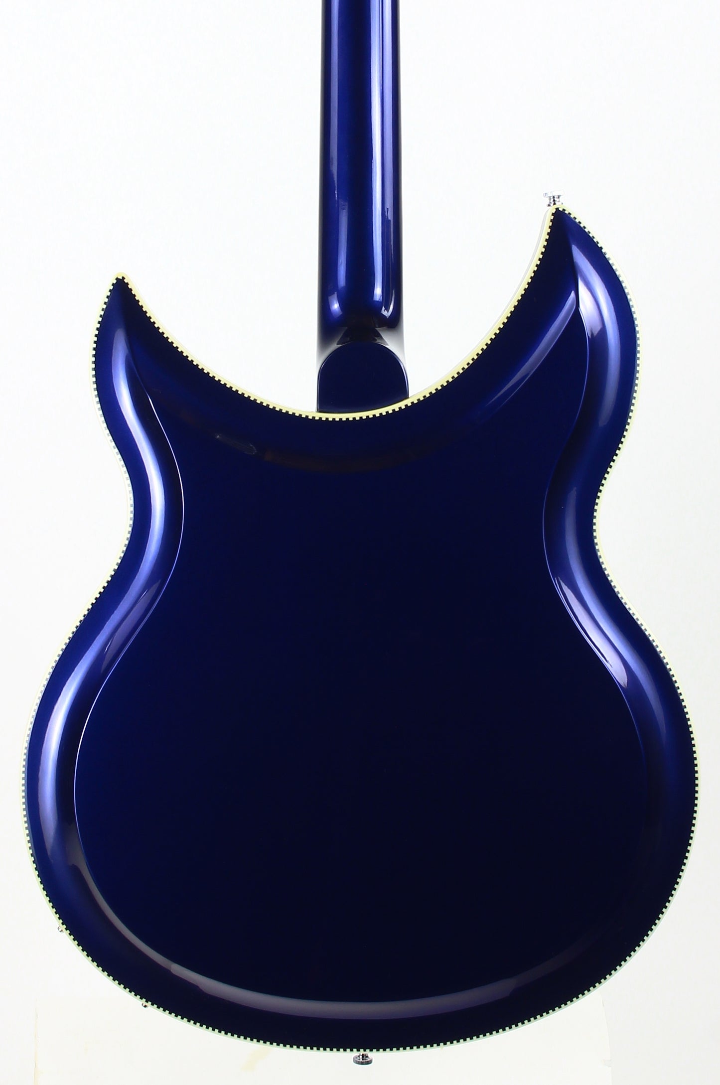 2016 Rickenbacker 381 V69 Midnight Blue MID Checkerboard Binding