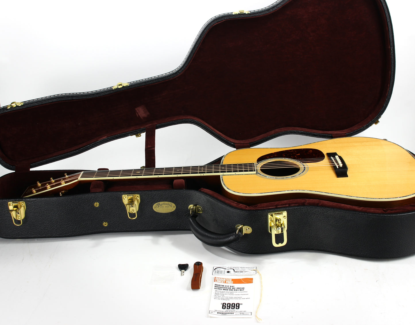 2012 Martin Custom Shop D-42 Madagascar Rosewood Italian Alpine Spruce - Forward Shifted Bracing, Hide Glue Construction!