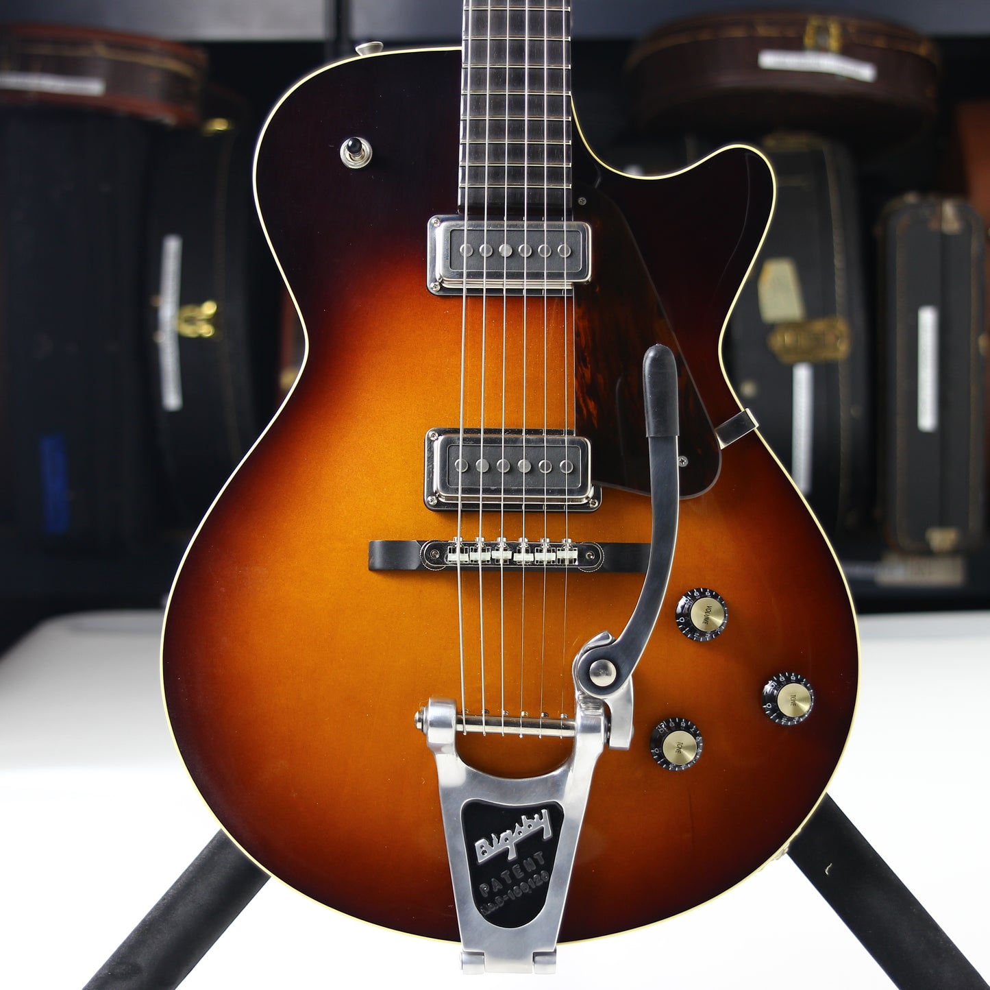 2024 Collings 470 JL Julian Lage Antiqued Sunburst Ron Ellis Pickups w/ Bigsby
