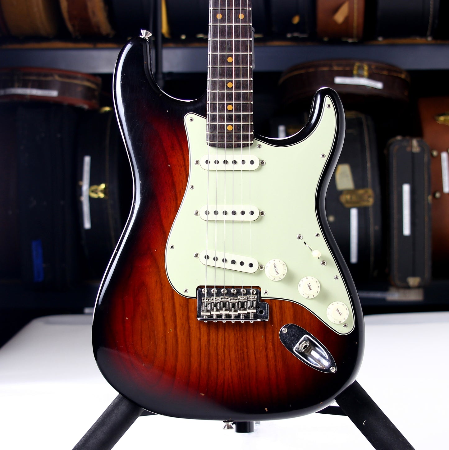 2020 Fender Custom Shop Dealer Select GT11 Stratocaster Journeyman Relic Sunburst Flamed Neck