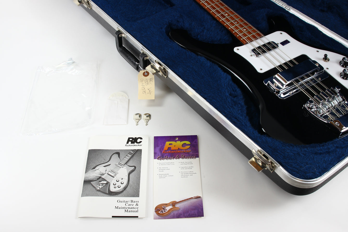 2001 Rickenbacker 4003S8 8-String Bass Jetglo - 4003 S8 4008