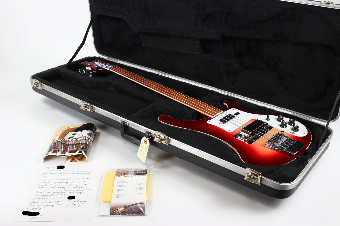 2006 Rickenbacker 4003 FL Fretless Fireglo Bass | Rare Model, CLEAN!