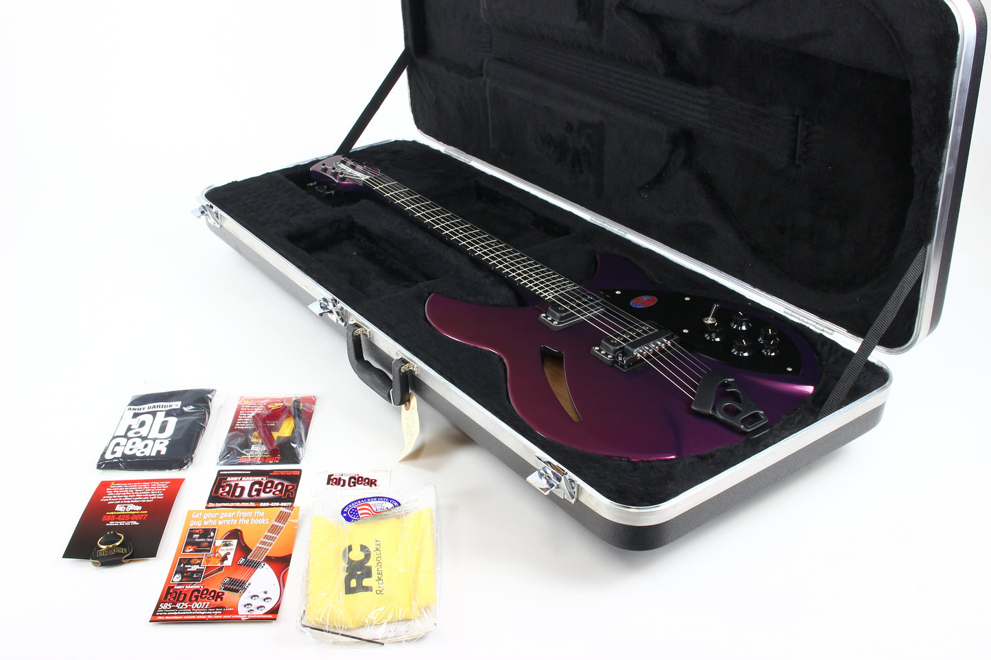 2021 Rickenbacker Limited Edition 330 Midnight Purple w Black Trim