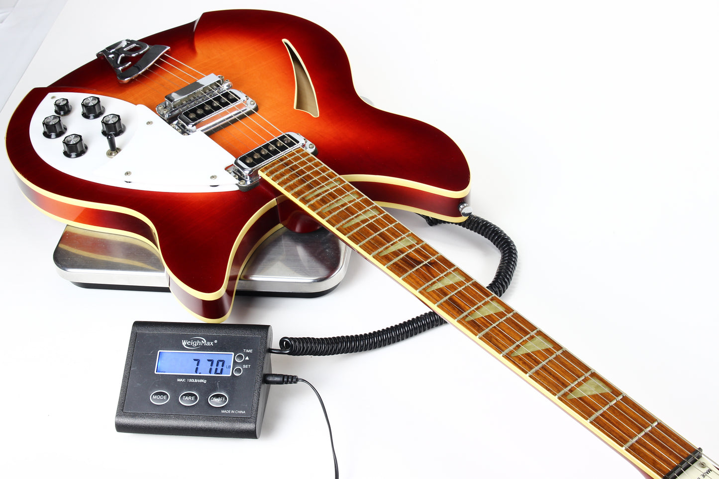 1990 Rickenbacker 360WB Double Bound with Binding Fireglo | 6-string guitar!