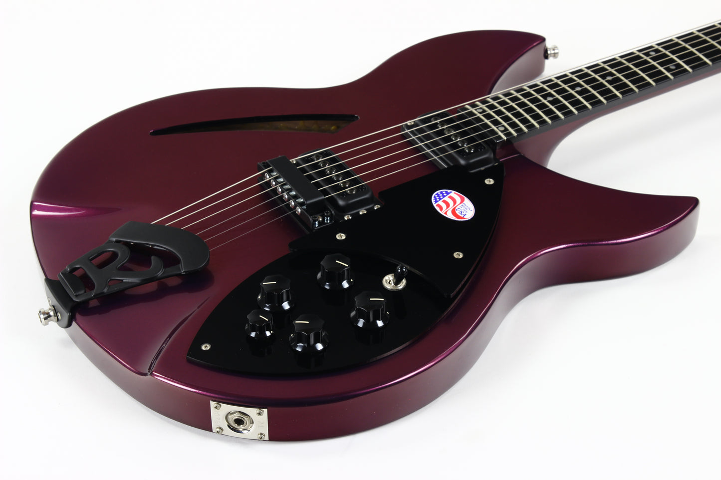 2021 Rickenbacker Limited Edition 330 Midnight Purple w Black Trim