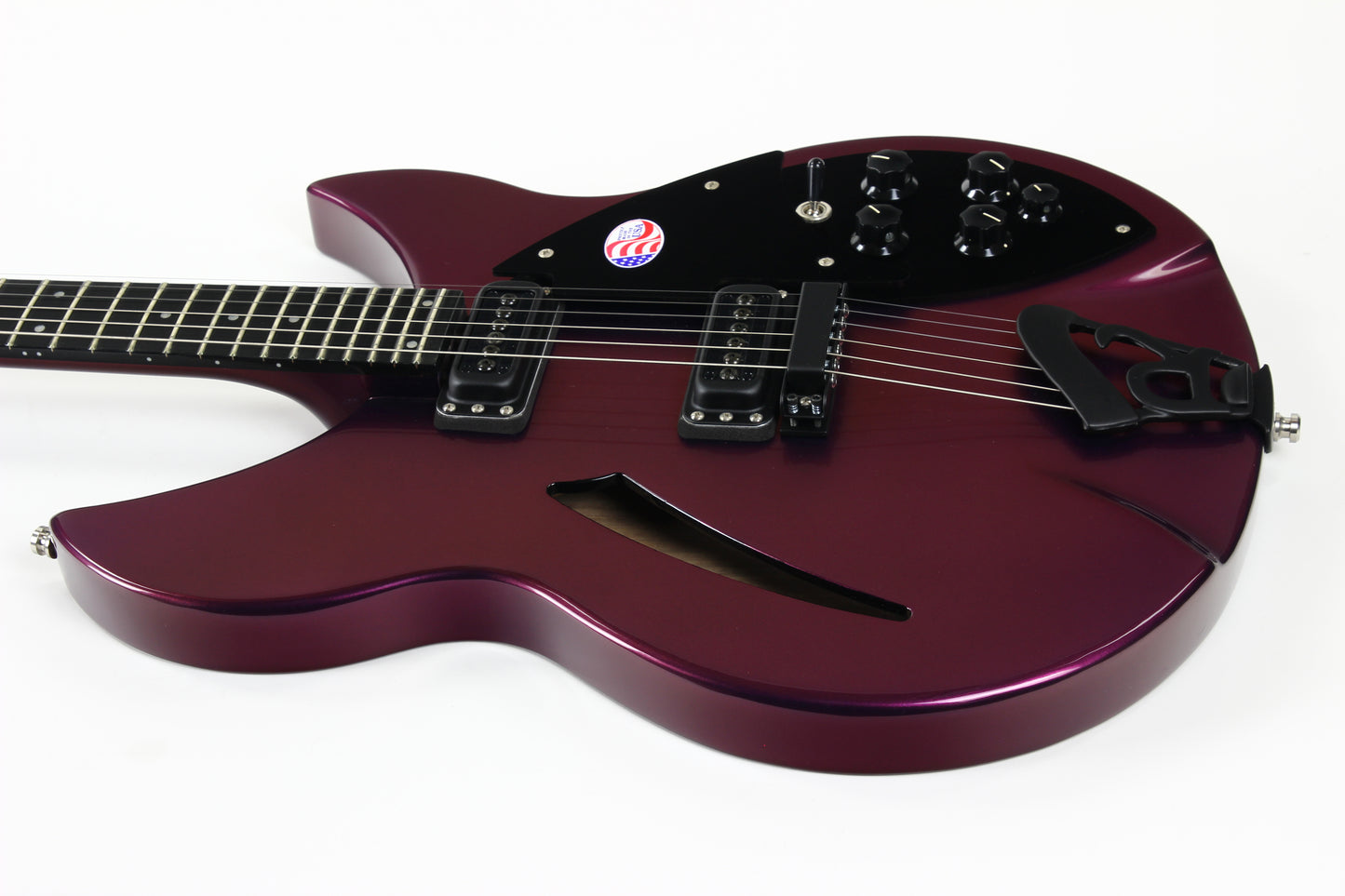 2021 Rickenbacker Limited Edition 330 Midnight Purple w Black Trim