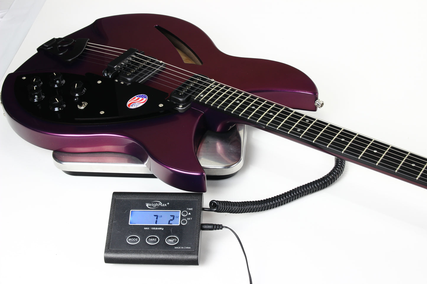 2021 Rickenbacker Limited Edition 330 Midnight Purple w Black Trim
