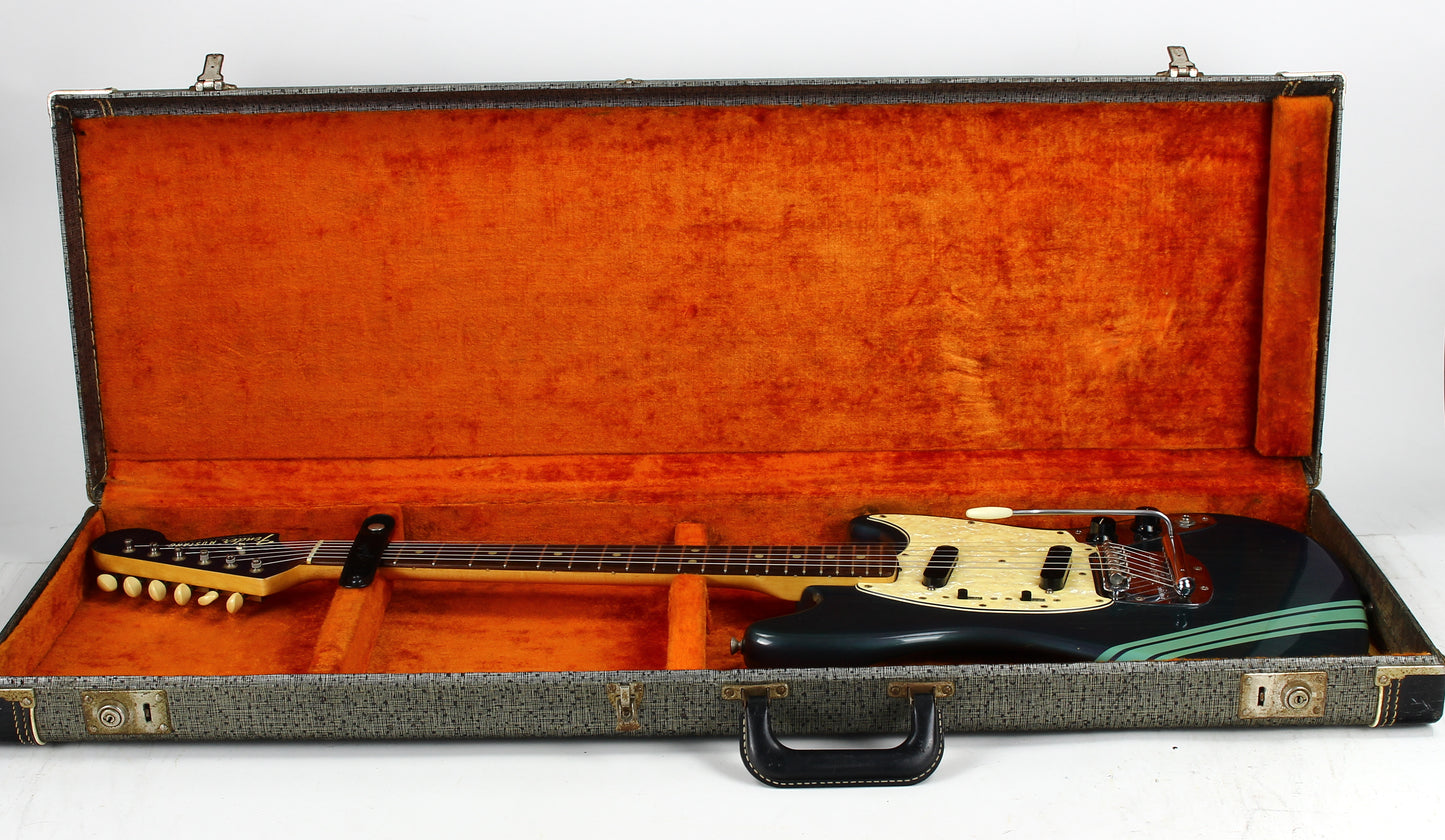 Early 1969 Fender Competition Blue Mustang Burgundy | Kurt Cobain! Nirvana guitar