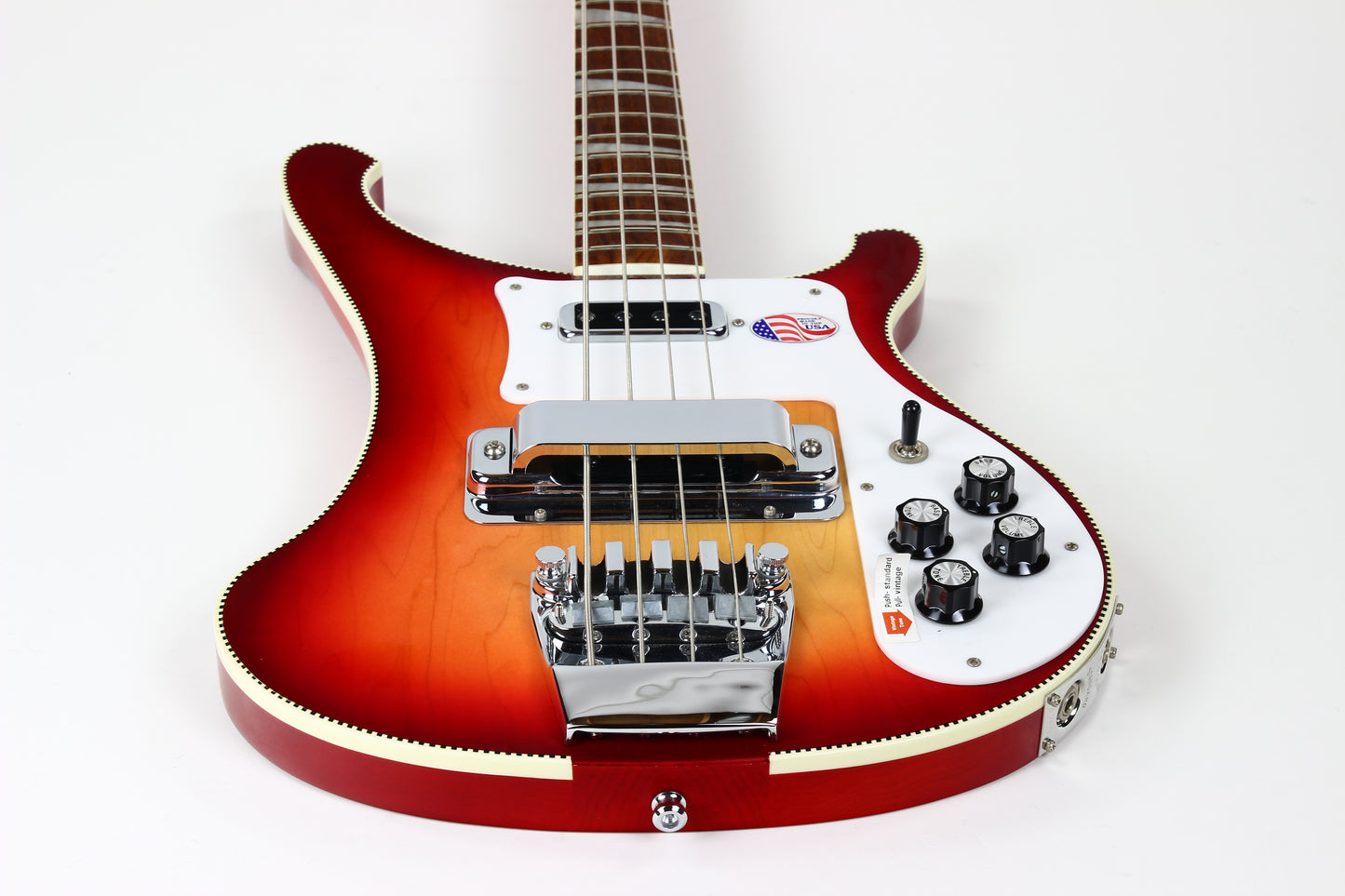 2014 Rickenbacker LTD 4003 FG CB Checkerboard Binding Fireglo! Japan Exclusive Run | RARE MODEL!