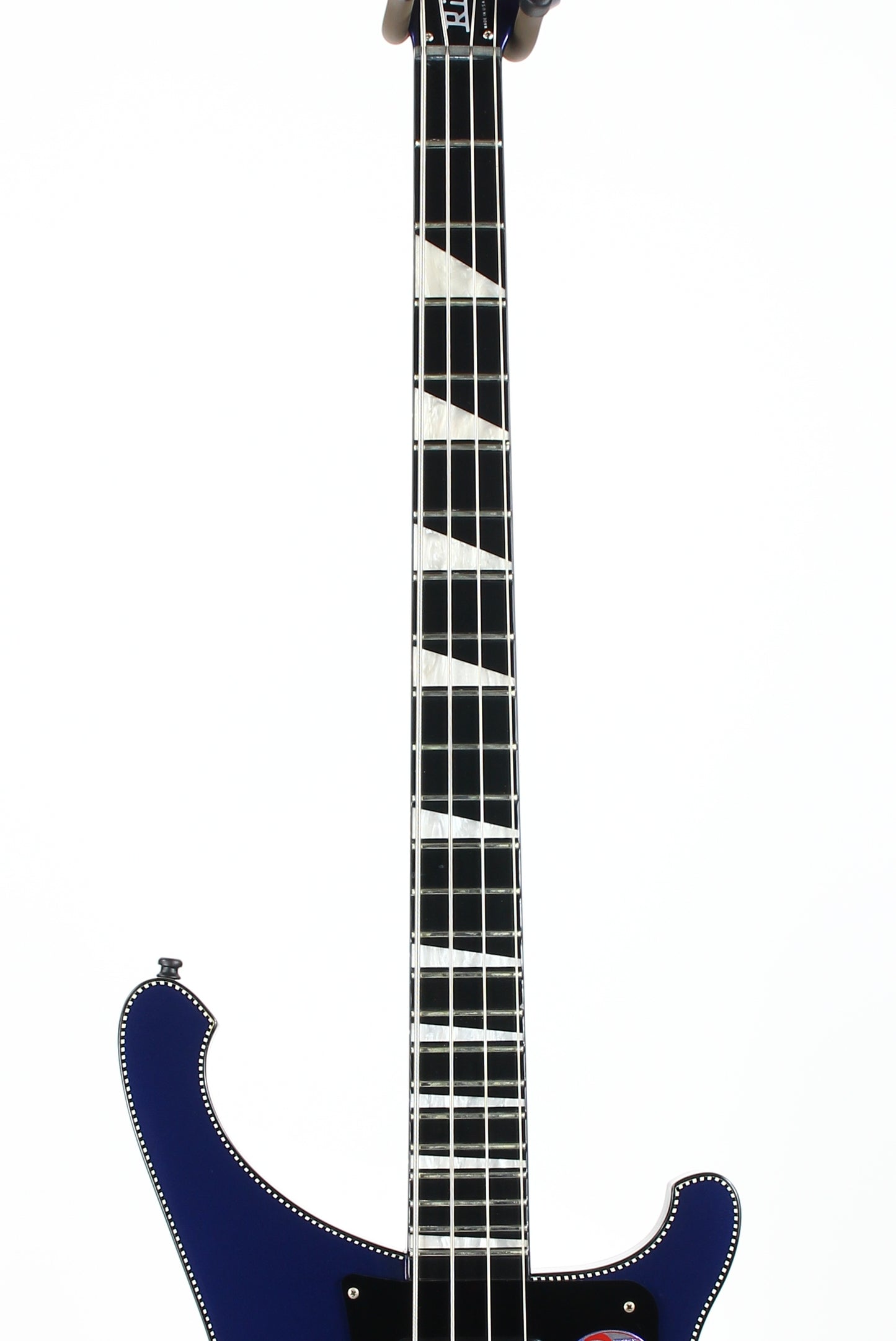 2022 Rickenbacker 4030 Short Scale Bass Midnight Blue Checkerboard Binding CB 4003