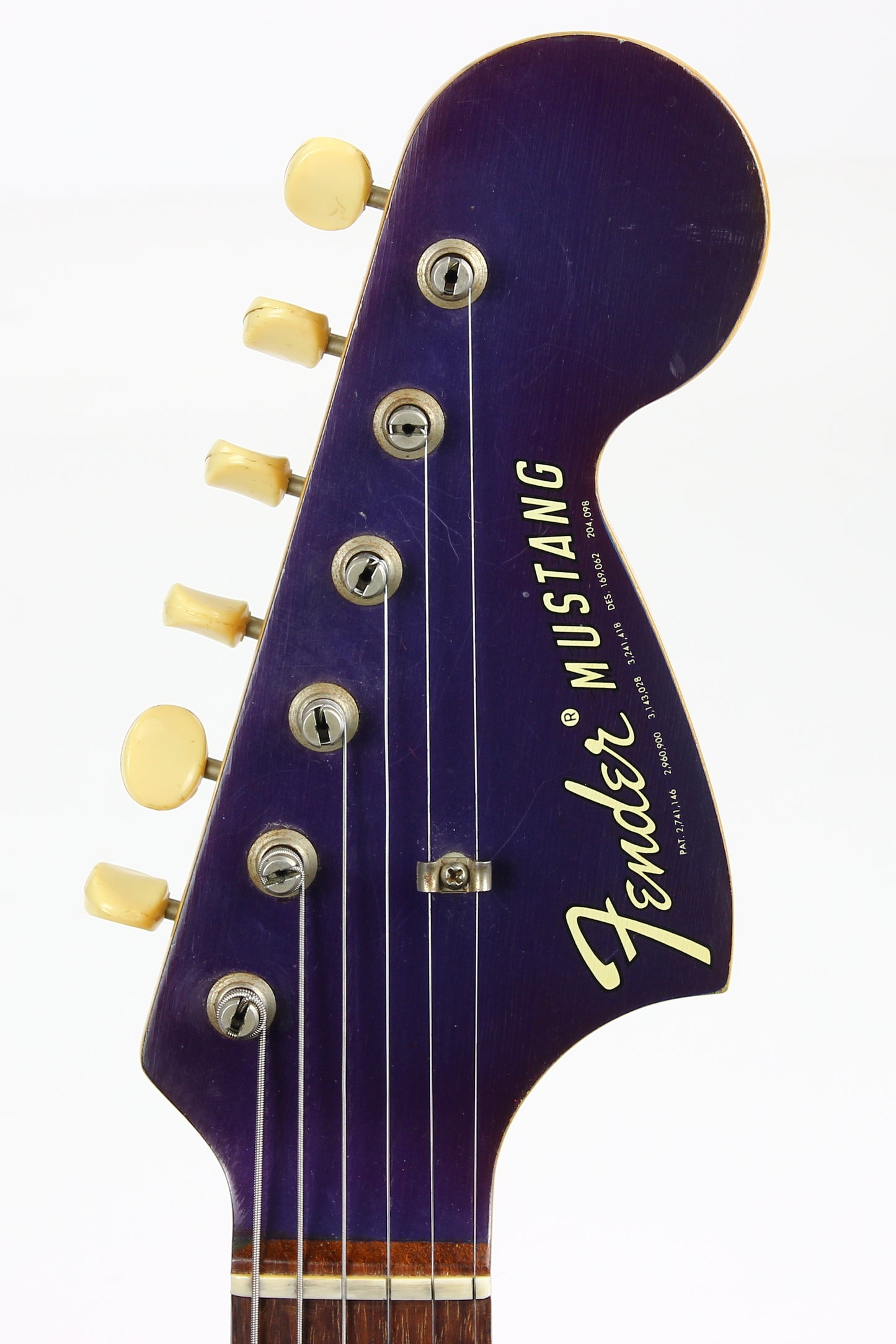 Early 1969 Fender Competition Blue Mustang Burgundy | Kurt Cobain! Nirvana guitar