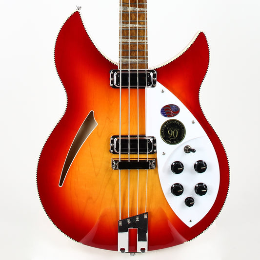 2021 Rickenbacker 90th Anniversary 4005xc Fireglo Double Checkerboard Binding