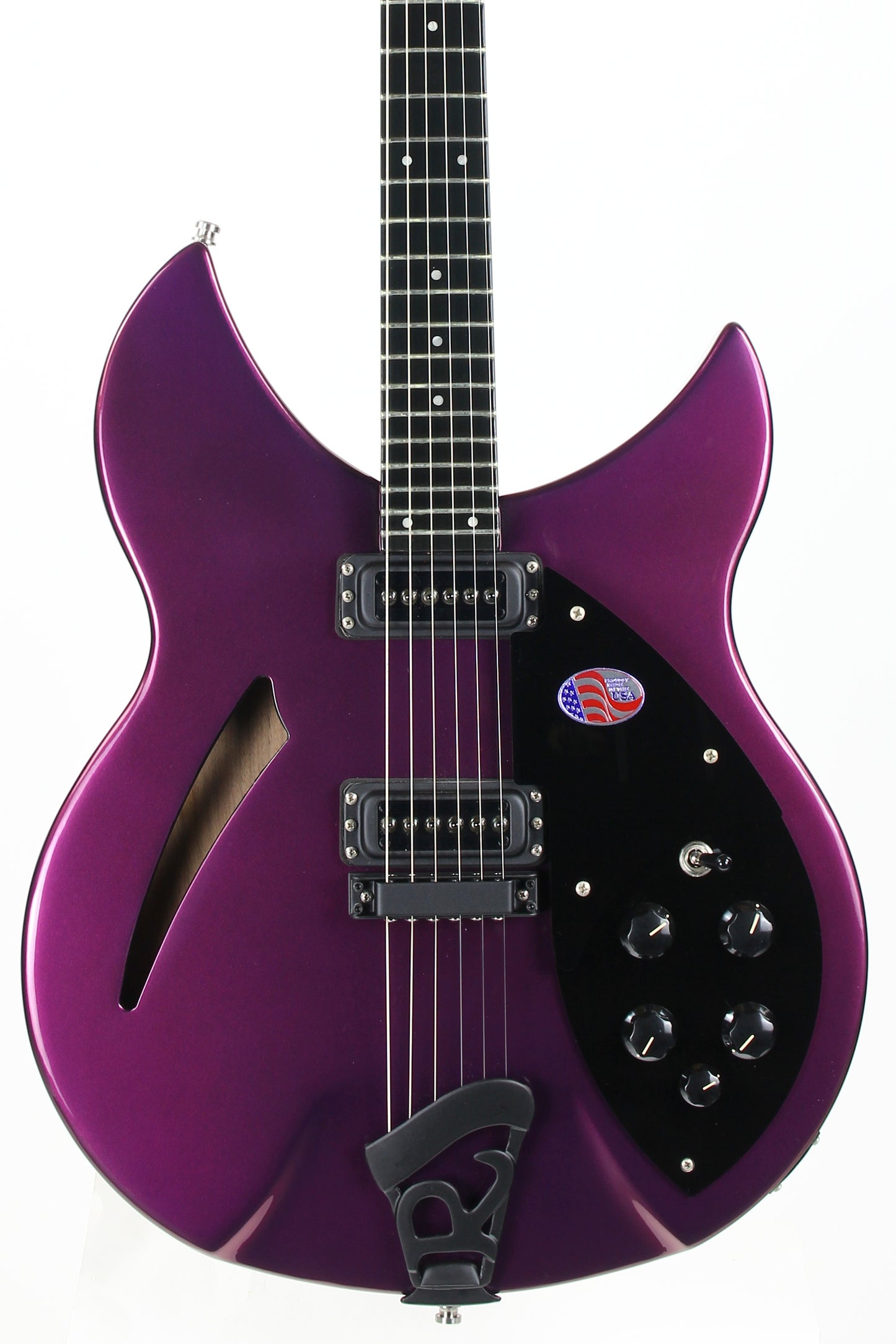 2021 Rickenbacker Limited Edition 330 Midnight Purple w Black Trim