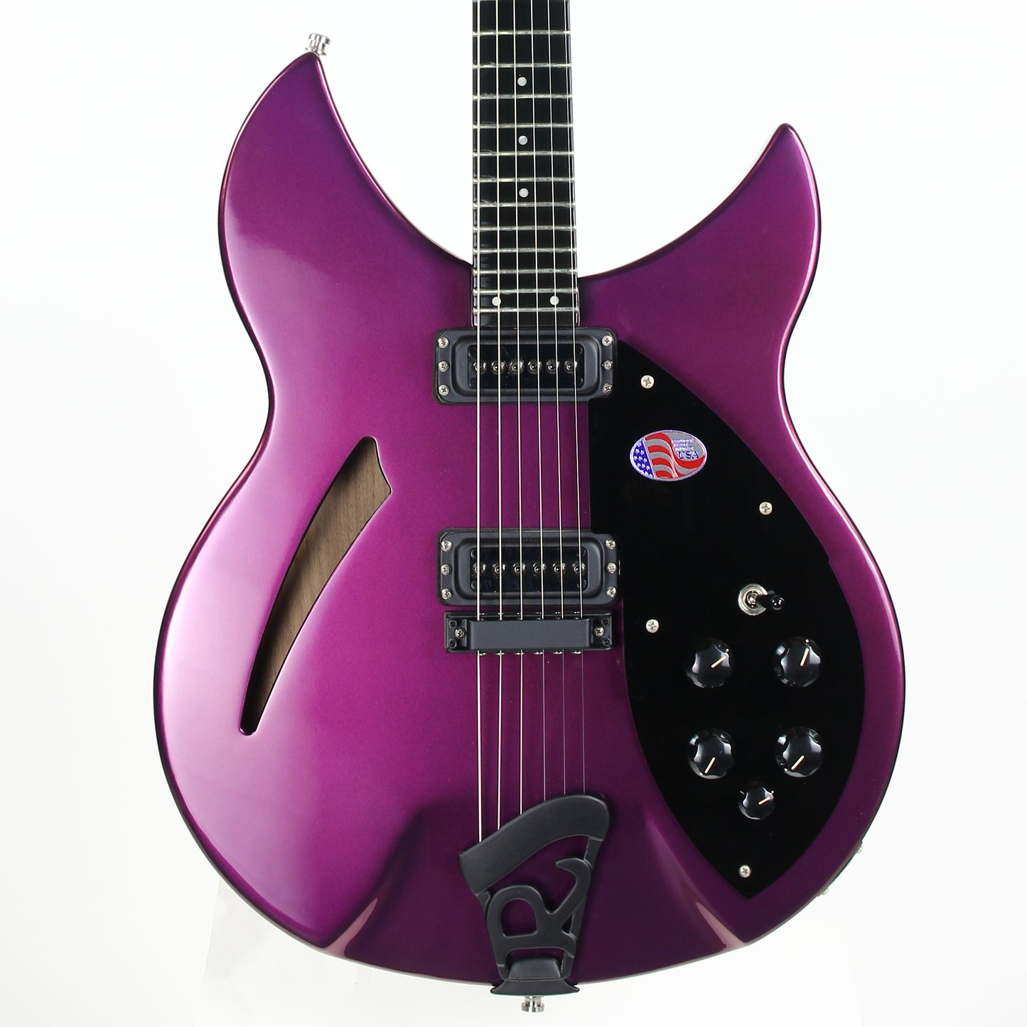 2021 Rickenbacker Limited Edition 330 Midnight Purple w Black Trim