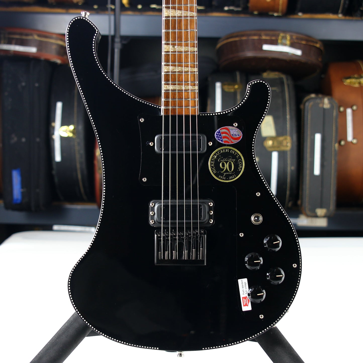 2021 Rickenbacker 480XC Jetglo 90th Anniversary 4001 style guitar