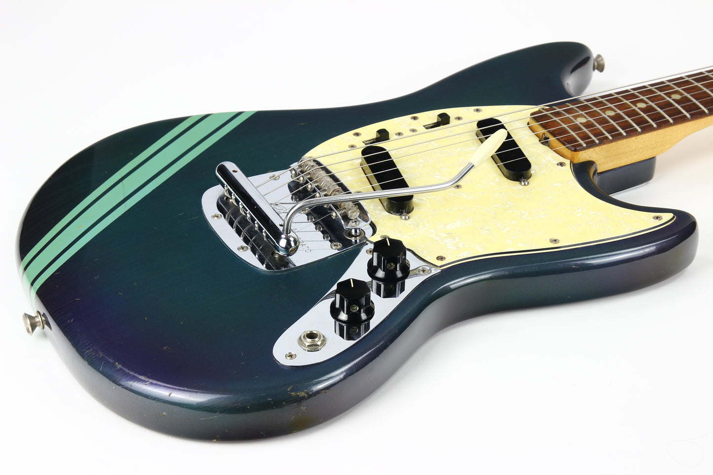 Early 1969 Fender Competition Blue Mustang Burgundy | Kurt Cobain! Nirvana guitar