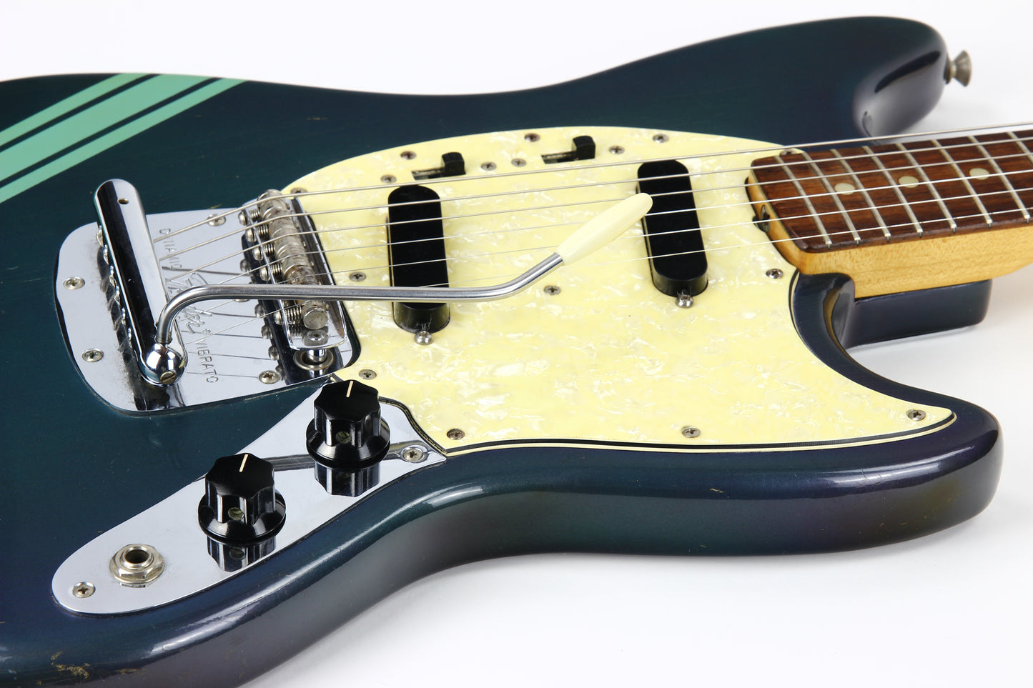 Early 1969 Fender Competition Blue Mustang Burgundy | Kurt Cobain! Nirvana guitar