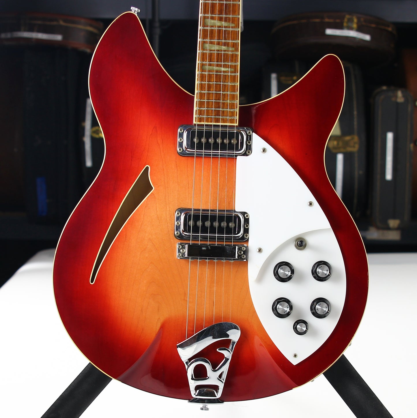 1990 Rickenbacker 360WB Double Bound with Binding Fireglo | 6-string guitar!
