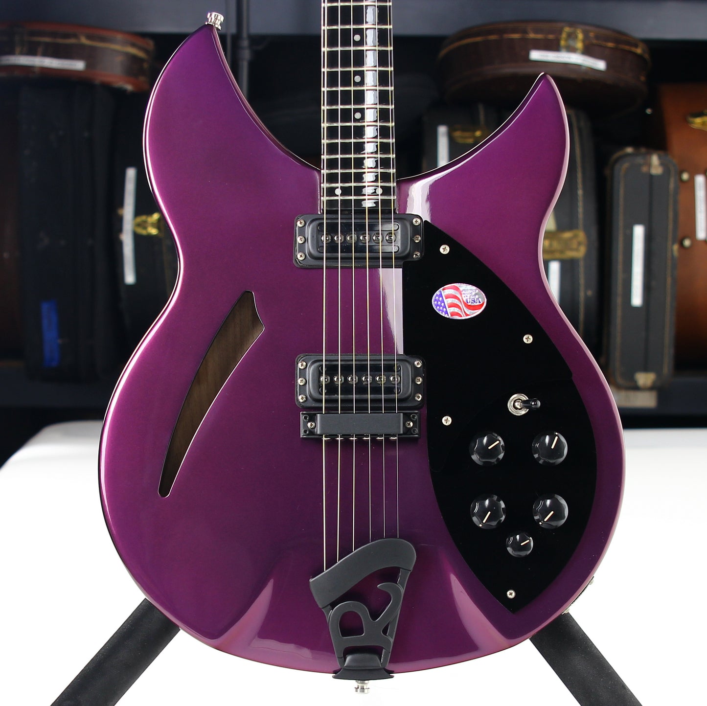 2021 Rickenbacker Limited Edition 330 Midnight Purple w Black Trim