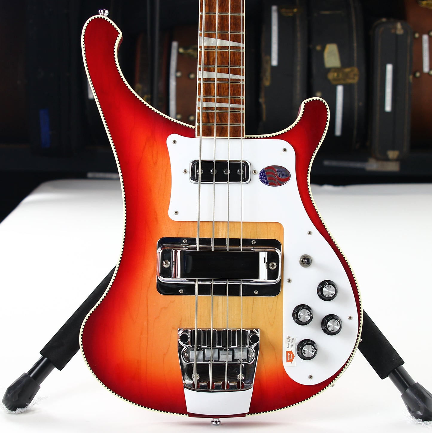 2014 Rickenbacker LTD 4003 FG CB Checkerboard Binding Fireglo! Japan Exclusive Run | RARE MODEL!