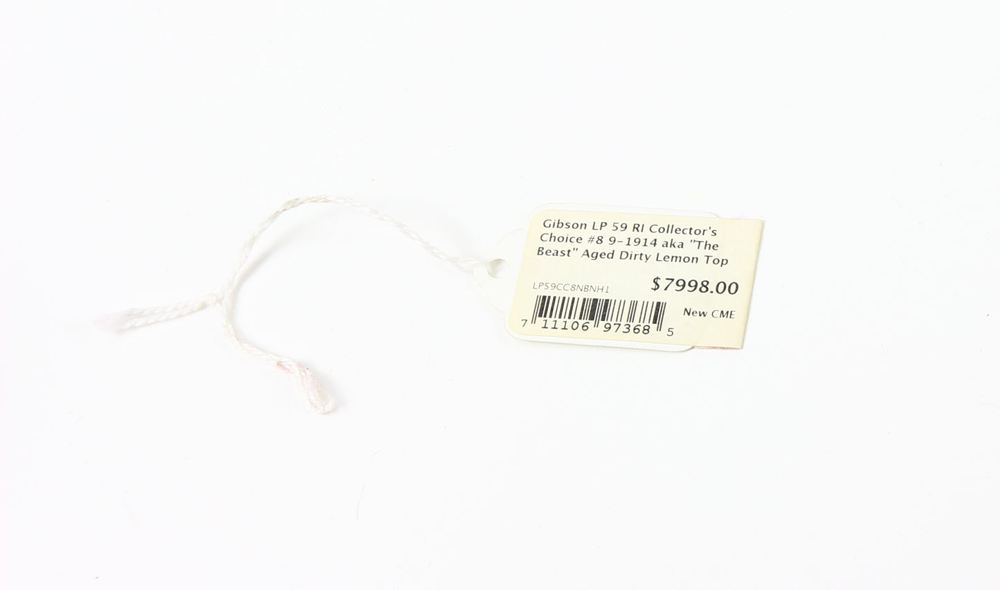 1959 Gibson Les Paul Collector’s Choice #8 9-1914 “The Beast” Aged Dirty Lemon Custom Shop '59 Reissue R9