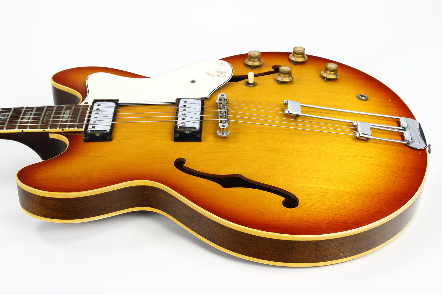 1966 Epiphone Riviera Cherry Sunburst - Gibson-USA Made Vintage Guitar! es-335, es-345, es-355